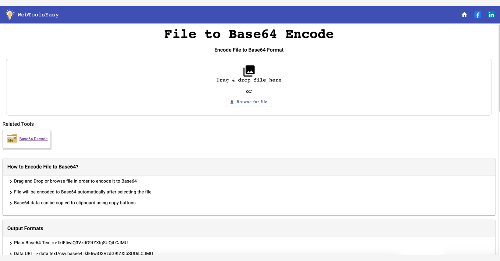 File to Base64 Encoder: Convert Any File to Base64